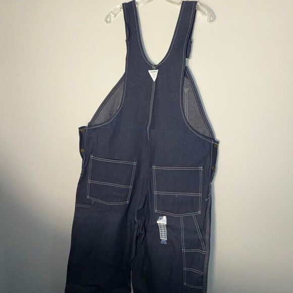 Vintage NOS OshKosh B’gosh Men’s Denim Bib Overalls – Size 42x34 – Made in USA – - Picture 5 of 16